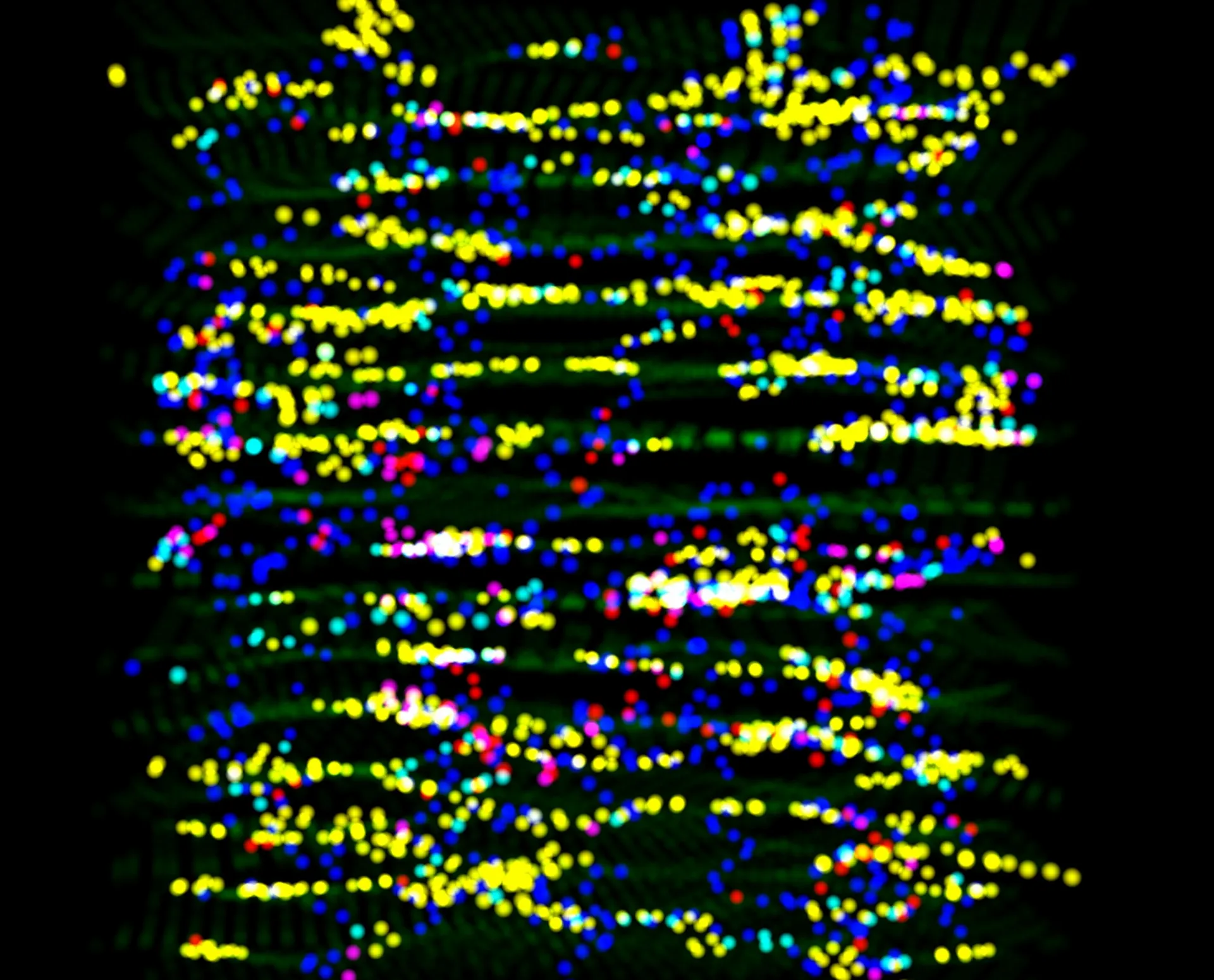 Bond Network Entropy Explains How Atomic Disorder Controls Heat. Left, atomic bond network of neutron-irradiated graphite using conventional structural descriptors. On the right, the same material is shown using a new descriptor we have developed, which exposes previously hidden defects in its atomic structure. In our new article (Phys. Rev. X 15, 041041), we use this descriptor to relate atomic-scale disorder to thermomechanical properties, paving the way for the design of heat-shielding materials.